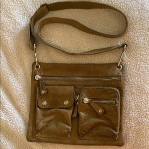 Leather crossbody bag